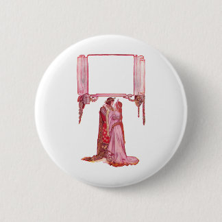 Badge Rond 5 Cm Madame de embrassement Love de chevalier