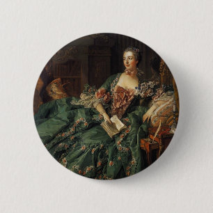 Badge Rond 5 Cm Madame de Pompadour