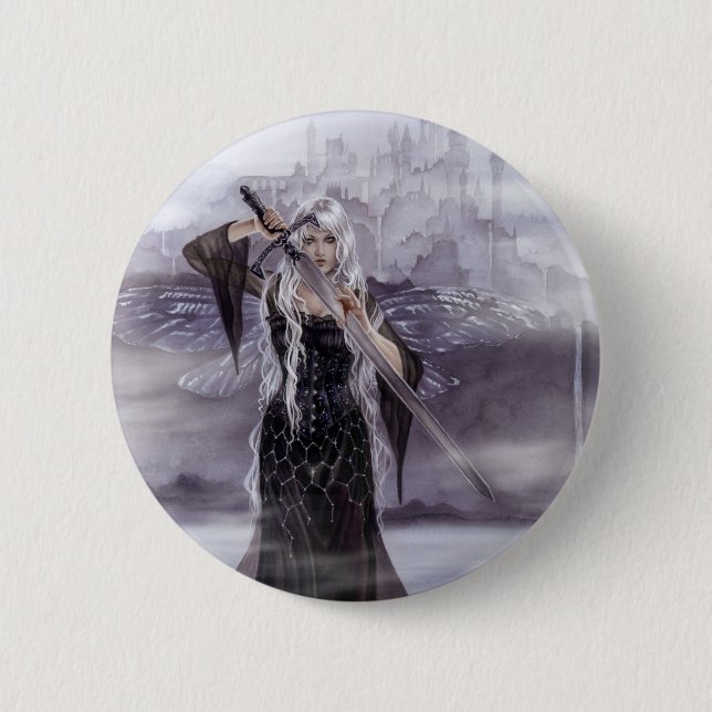 Badge Rond 5 Cm Madame d'insigne/de bouton d'Avalon (Devant)