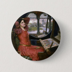 Badge Rond 5 Cm Madame du château d'eau de Shalott