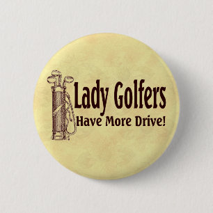 Badge Rond 5 Cm Madame Golfers