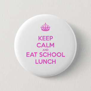 Badge Rond 5 Cm Madame Loves Nutrition de repas scolaire
