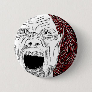 Badge Rond 5 Cm Madame Luck