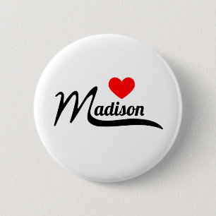 Badge Rond 5 Cm Madison