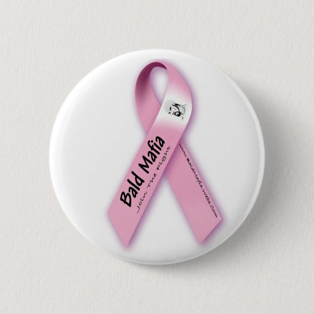 Badge Rond 5 Cm Mafia Bald - Rejoignez La Lutte ! Pin (Devant)