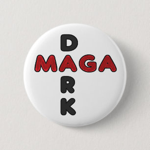 Badge Rond 5 Cm MAGA foncé