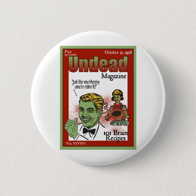 Badge Rond 5 Cm Magazine de vampires (Devant)