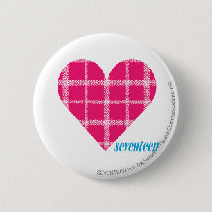 Badge Rond 5 Cm Magenta 2 de plaid