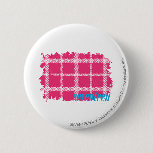 Badge Rond 5 Cm Magenta 4 de plaid