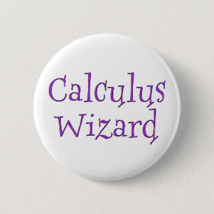 Badge Rond 5 Cm Magicien de calcul