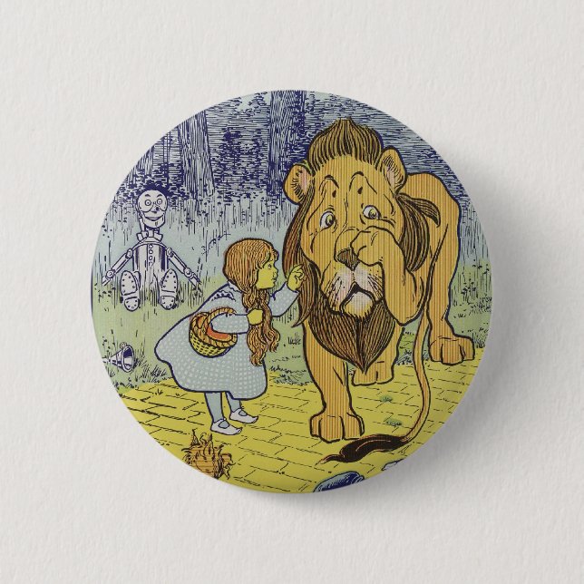 Badge Rond 5 Cm Magicien d'Oz (Devant)