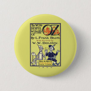 Badge Rond 5 Cm Magicien d'Oz merveilleux