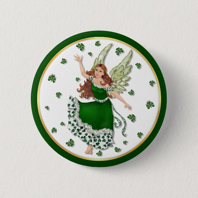 Badge Rond 5 Cm Magie irlandaise (Devant)