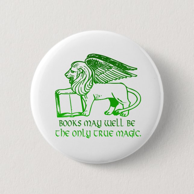 Badge Rond 5 Cm Magie vraie (Devant)