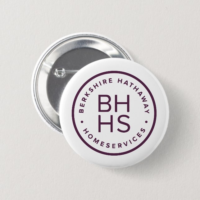 Badge Rond 5 Cm Magnifique Berkshire Hathaway Buttons (Devant & derrière)