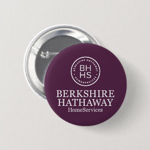 Badge Rond 5 Cm Magnifique Berkshire Hathaway Buttons