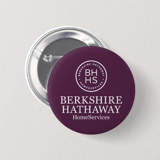 Badge Rond 5 Cm Magnifique Berkshire Hathaway Buttons (Devant & derrière)