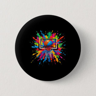 Badge Rond 5 Cm Magnifique cravate tie dye en filet à mailles Slam