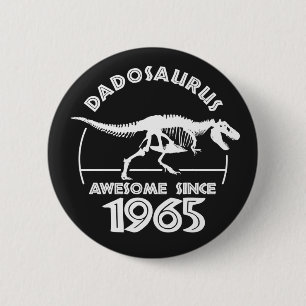 Badge Rond 5 Cm Magnifique depuis 1965 Papa Birthday T-Shirt