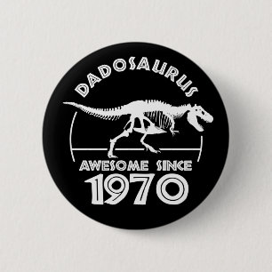 Badge Rond 5 Cm Magnifique depuis 1970 Papa Birthday T-Shirt