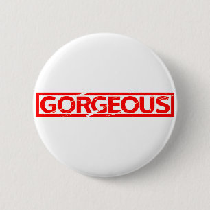 Badge Rond 5 Cm Magnifique Timbre