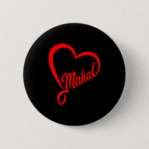 Badge Rond 5 Cm Mahal Kita Amour Philippins Anniversaire Saint-Val