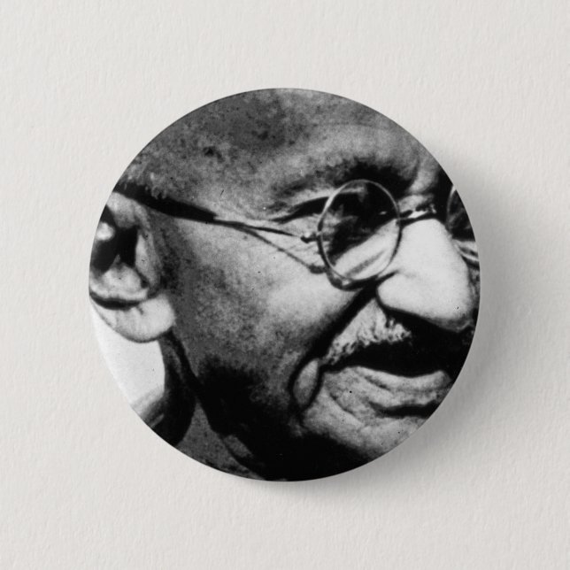 Badge Rond 5 Cm Mahatma (Devant)