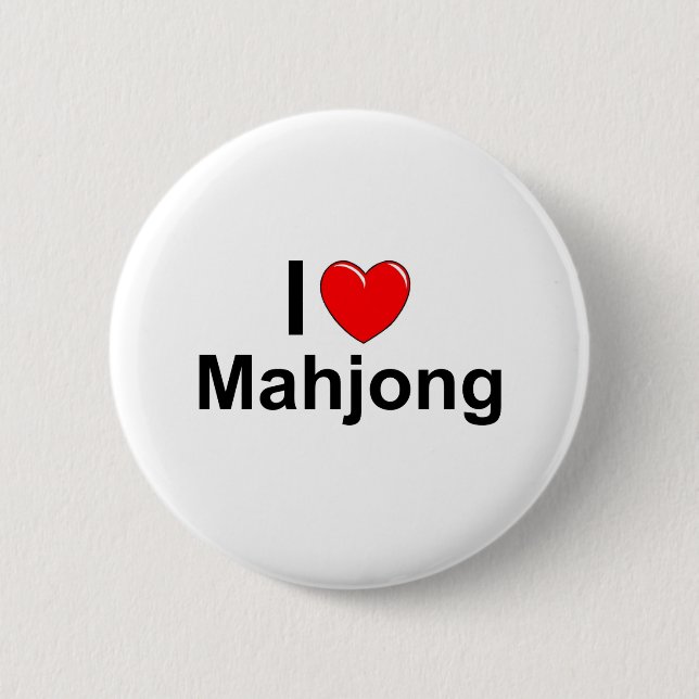 Badge Rond 5 Cm Mahjong (Devant)