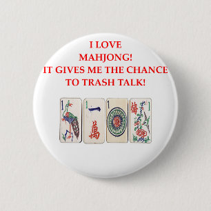 BADGE ROND 5 CM MAHJONG