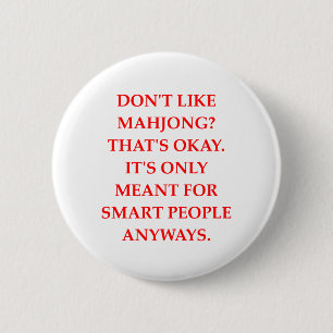 BADGE ROND 5 CM MAHJONG