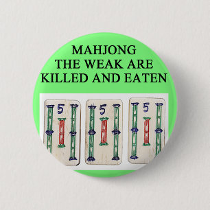 BADGE ROND 5 CM MAHJONG