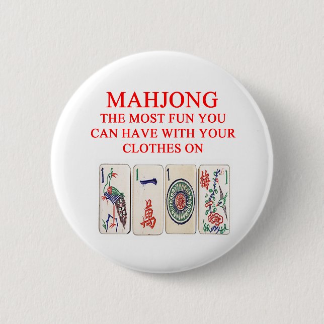 BADGE ROND 5 CM MAHJONG (Devant)