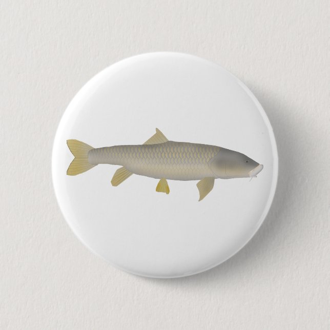 Badge Rond 5 Cm Mahseer doré (Devant)