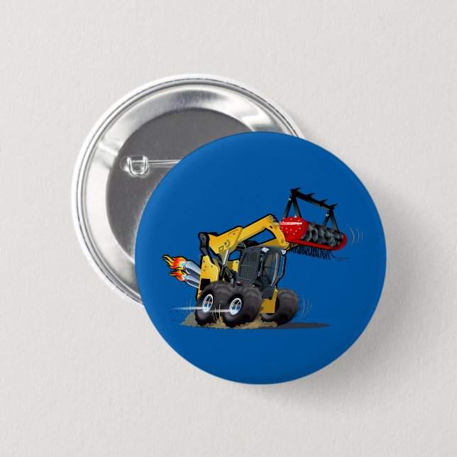 Badge Rond 5 Cm Mailleur de dessin (Devant & derrière)
