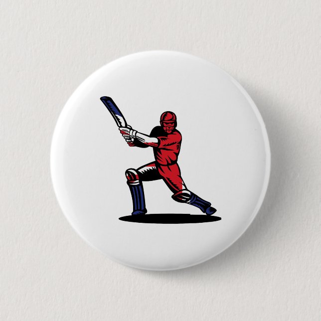 Badge Rond 5 Cm Maillot de cricket d'Angleterre  (Devant)