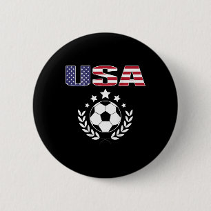 Badge Rond 5 Cm Maillot de fans de football américain fiers - Drap
