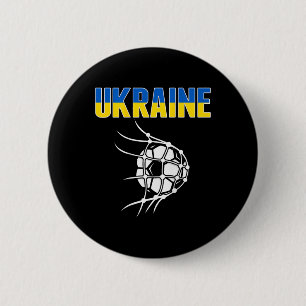 Badge Rond 5 Cm Maillot de fans de football d'Ukraine - Drapeau uk