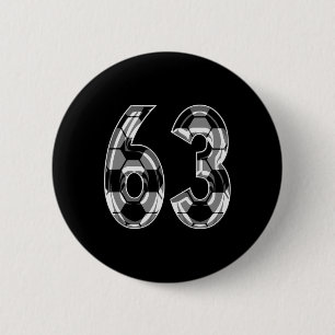Badge Rond 5 Cm Maillot de joueur de football à motif argenté numé