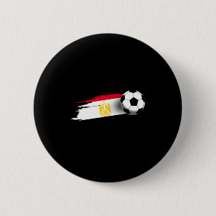 Badge Rond 5 Cm Maillot de l'équipe de football égyptienne Drapeau