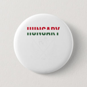 Badge Rond 5 Cm Maillot des fans de hockey sur glace de Hongrie So