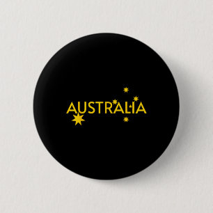 Badge Rond 5 Cm Maillot Drapeau Australie