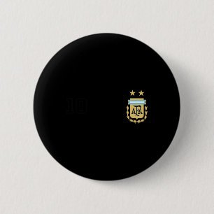 Badge Rond 5 Cm Maillot vintage drapeau argentin de football