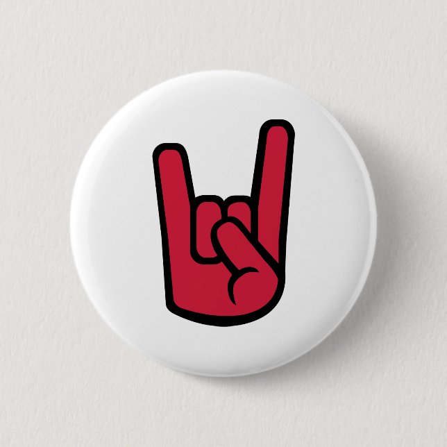 Badge Rond 5 Cm Main de roche (Devant)