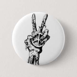 Badge Rond 5 Cm main de zombi