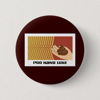 Badge Rond 5 Cm Main Luc de Poo