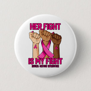 Badge Rond 5 Cm Main Son Combat Est Mon Combat Conscience Du Cance
