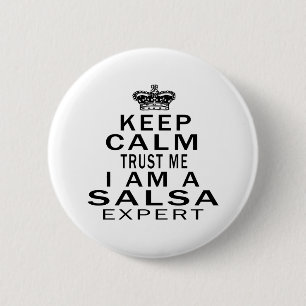 Badge Rond 5 Cm Maintenez calme pour me faire confiance que je