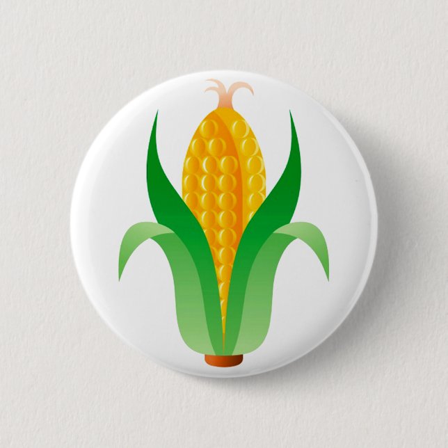 Badge Rond 5 Cm Maïs (Devant)