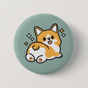Badge Rond 5 Cm Mais d'abord, Nappons - mignon Caricature à bouton