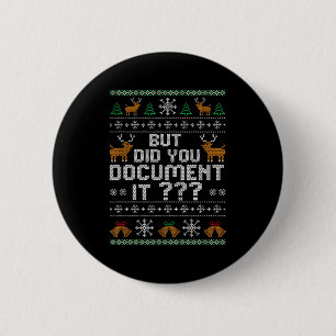 Badge Rond 5 Cm Mais n'avez-vous pas fait un Noël laid, drôle Hr H